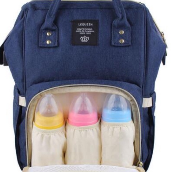 𝅺LEQUEEN Diaper Bag Backpack - Picture 2 of 13